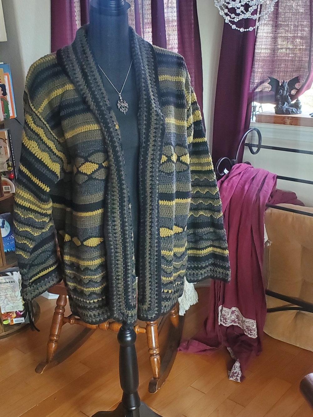 A. Giannetti 100% Lambswool Cardigan